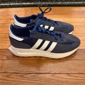 Adidas Men's Retropy E5 Blue and White Sneakers EUC